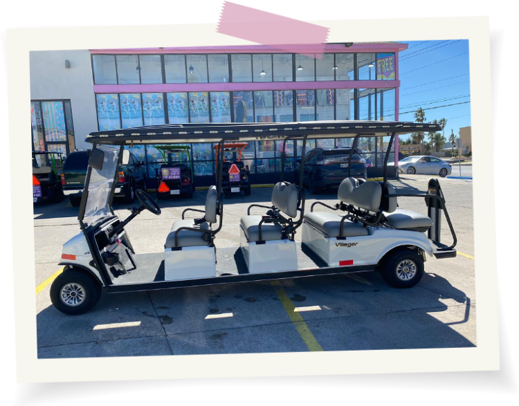 Golf Cart for 8 People