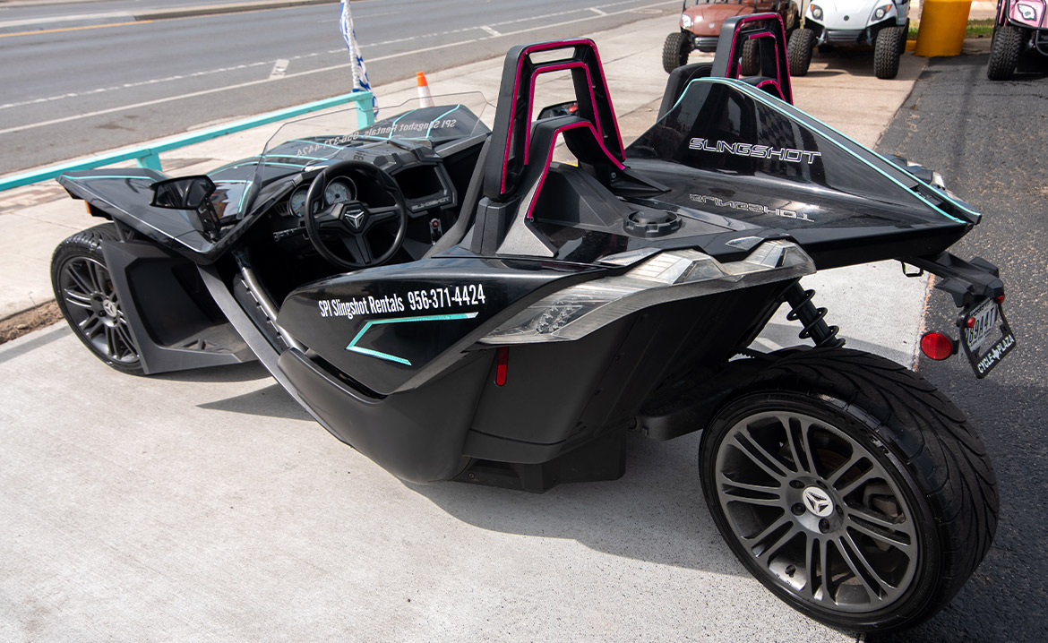 slingshot for 2. Paradise Fun Rental in South Padre Island