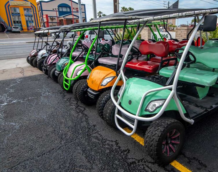 How to Choose the Right Golf Cart Size for Your South Padre Trip