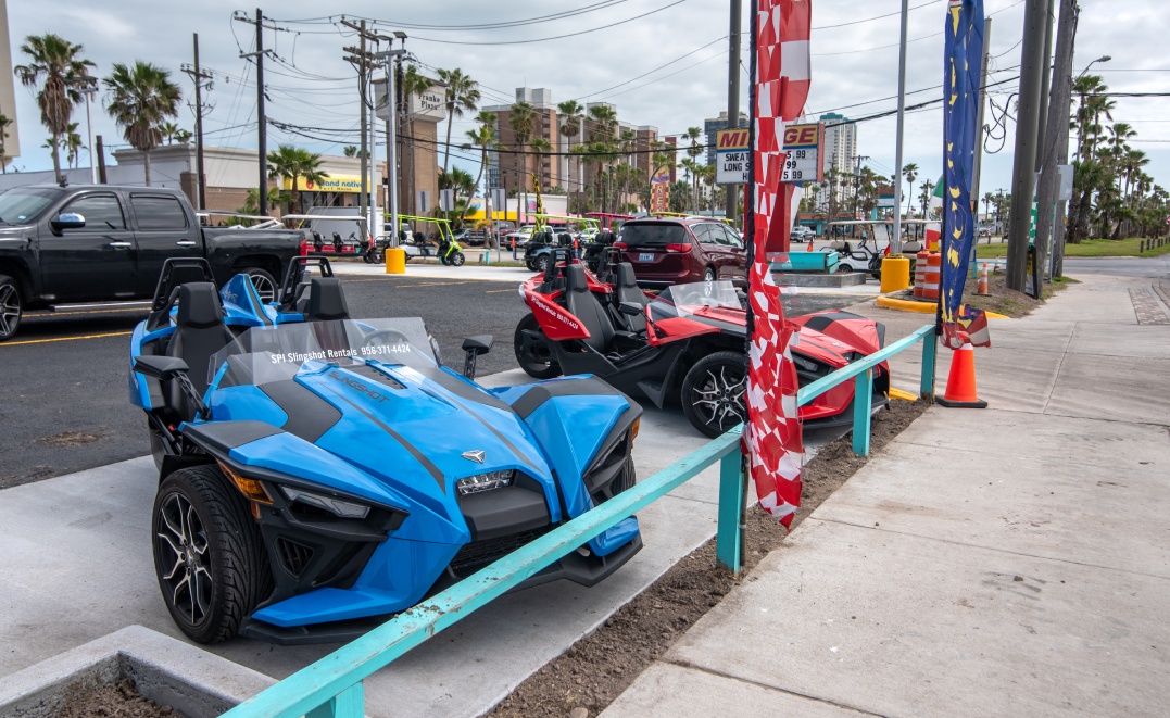 Slingshot ride by Paradise Fun Rentals in South Padre Island