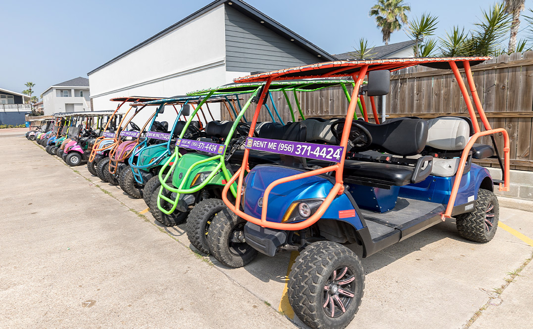 Which Golf Cart Size Fits Your South Padre Island Group?